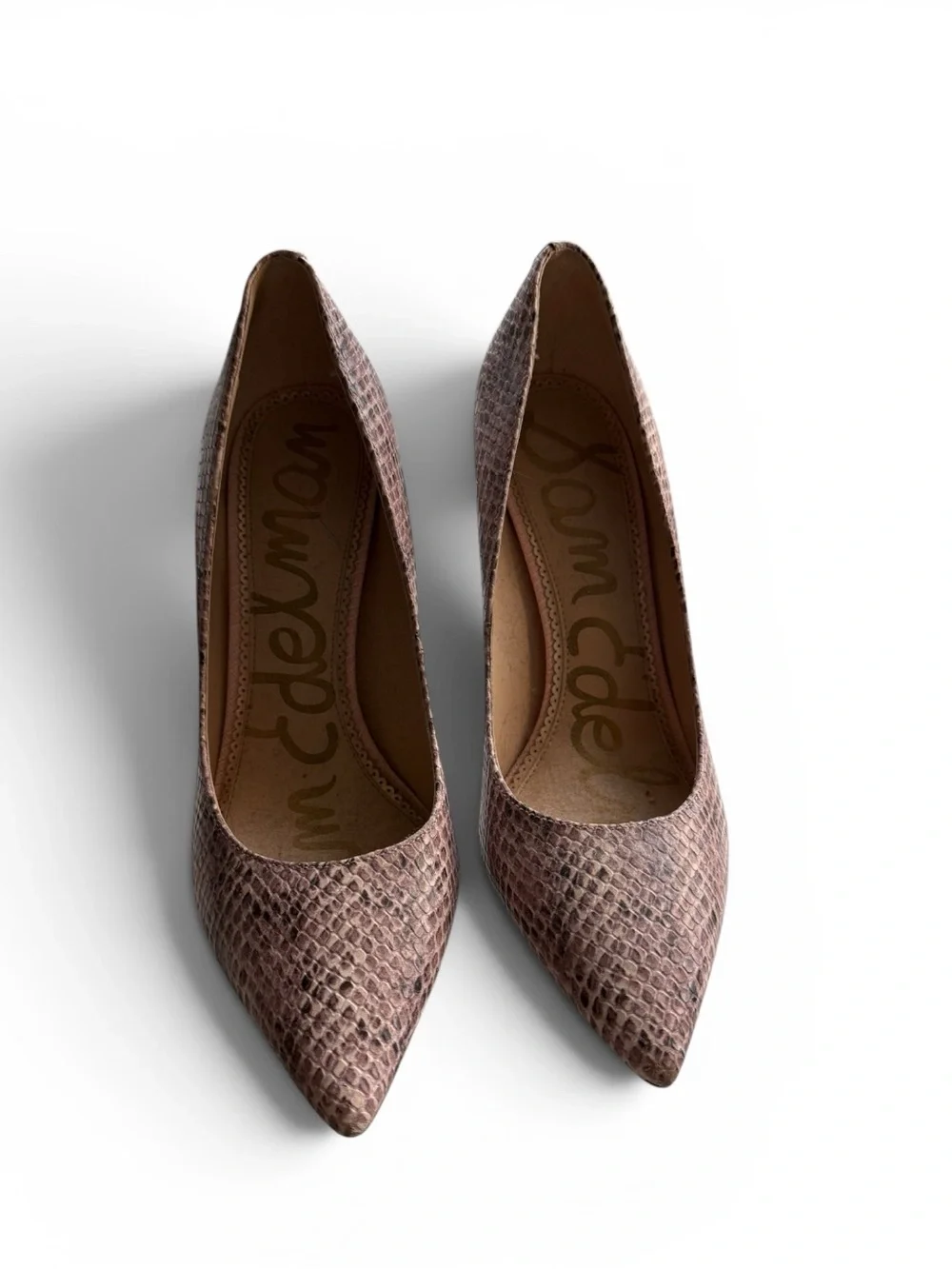 Sam Edelman Hazel Snake Print Leather Pumps Size 9